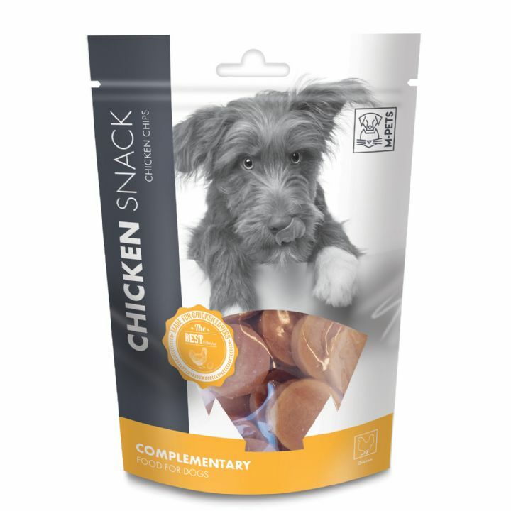 19010515 M-PETS CHICKEN CHIPS KÖPEK ÖDÜLÜ 80GR