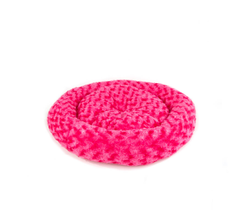 SİMİT YATAK PELUŞ ŞEKER PEMBE 55x55 CM