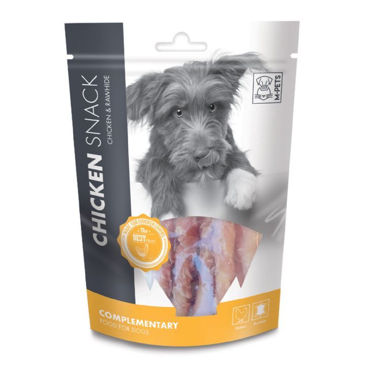 19010915 M-PETS CHICKEN & RAWHIDE KÖPEK ÖDÜLÜ 80GR