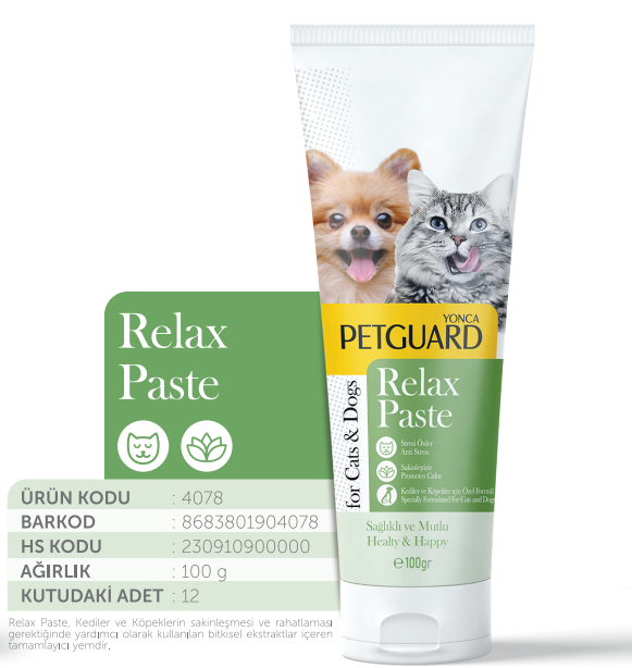 PETGUARD RELAX KEDİ KÖPEK PASTE 100 GR