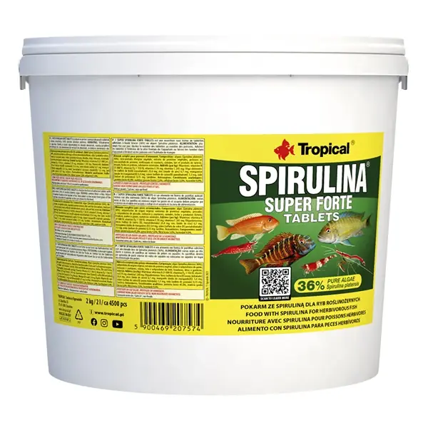 Tropical Super Spirulina Forte Tablets 2Kg 4500 ADET