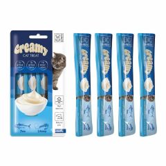 M-PETS CREAMY TON BALIKLI KARİDESLİ KEDİ ÖDÜLÜ 4X15GR