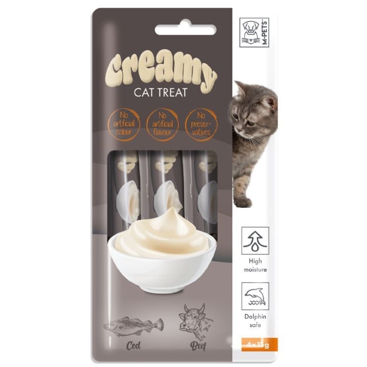 M-PETS MORİNA BALIKLI BİFTEKLİ KEDİ ÖDÜLÜ 4X15GR