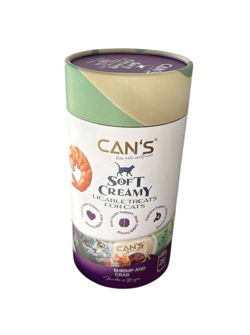 Cans Soft Creamy with shrimp and crab 30x15 gr