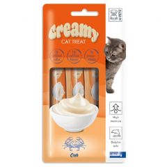 M-PETS CREAMY YENGEÇLİ KEDİ ÖDÜLÜ 4 x15 GR