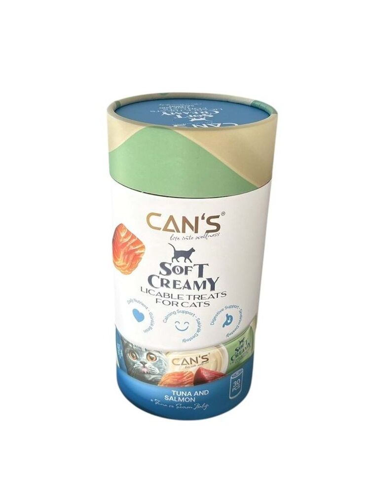 Cans Soft Creamy with tuna and salmon 30x15 gr
