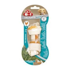8IN1 DELİGHTS PRO DENTAL DİŞ SAĞLIĞI İÇİN KÖPEK ÖDÜL KEMİĞİ TAVUKLU S - 35 GR