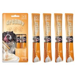 M-PETS KÖPEK ÖDÜLÜ CREAMY TAVUKLU 4x15 GR
