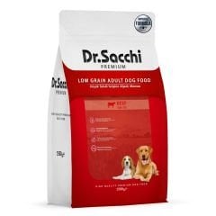 DR SACCHİ KÖPEK MAMASI AZ TAHILLI SIĞIR ETLİ 1,5 KG