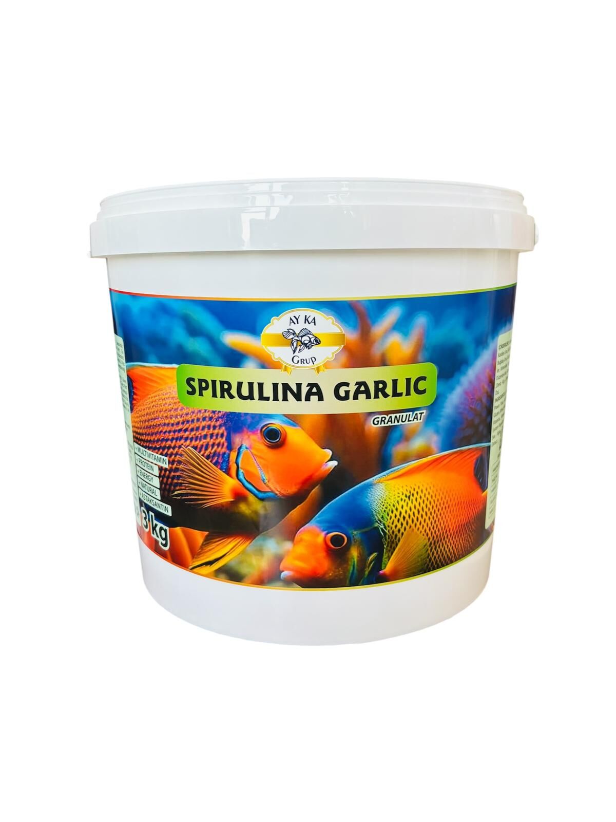 AY-KA SPIRULINA GARLIC KOVA 3 KG