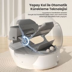 UZAY KAPSÜLÜ AKILLI KEDİ TUVALETİ