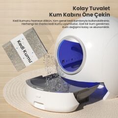 UZAY KAPSÜLÜ AKILLI KEDİ TUVALETİ
