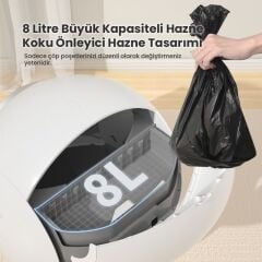 UZAY KAPSÜLÜ AKILLI KEDİ TUVALETİ