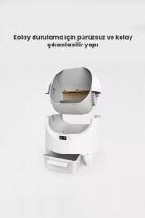 ÜSTÜLÜ AÇILIR AKILLI KEDİ TUVALETİ