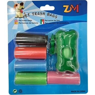 KEDİ KÖPEK DIŞKI POŞETİ 6'LI SET