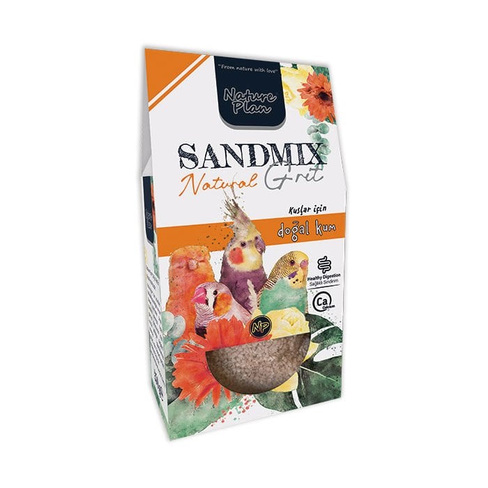 NATURE PLAN SANDMİX GRİT NATURAL 250 GR 12'Lİ