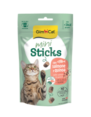 GİMCAT STICKS MİNİ SOMON & KINOA 50 GR