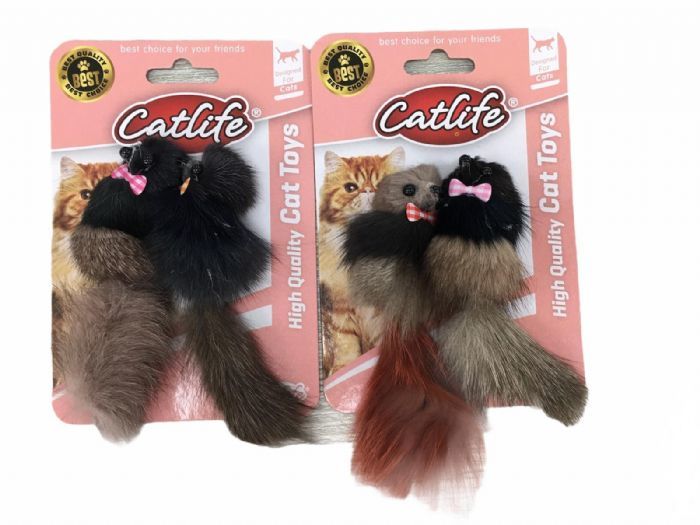 CATLİFE KEDİLER İÇİN SEVİMLİ FARE 2'Lİ