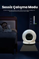 SUS AKILLI KEDİ TUVALETİ OVAL