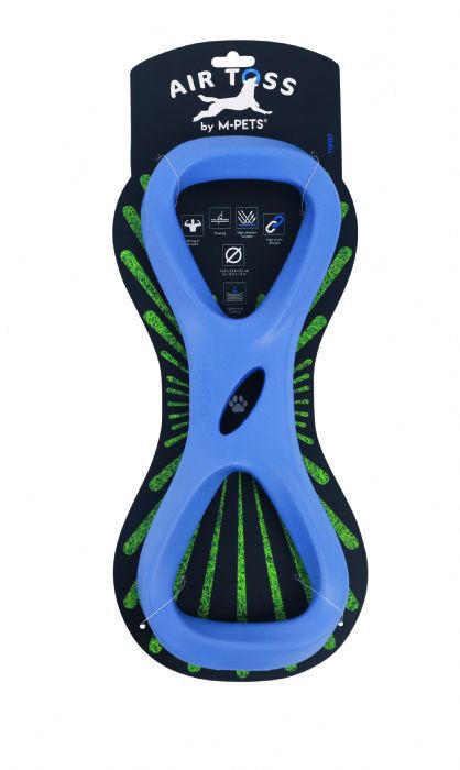 M-PETS AIR TOSS TWİST DAYANIKLI SUDA YÜZEN KÖPEK OYUNCAĞI BLUE