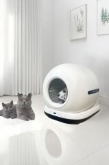 SUS AKILLI KEDİ TUVALETİ OVAL
