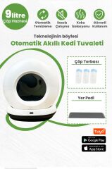 SUS AKILLI KEDİ TUVALETİ OVAL