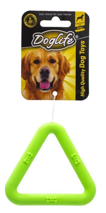DOGLİFE KÖPEKLER İÇİN KAUÇUK TRAINGLE OYUNCAK