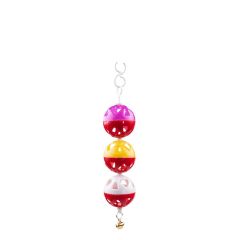 YILDIRIM 3'LÜ ZİLLİ KUŞ TOPU 17x4 CM