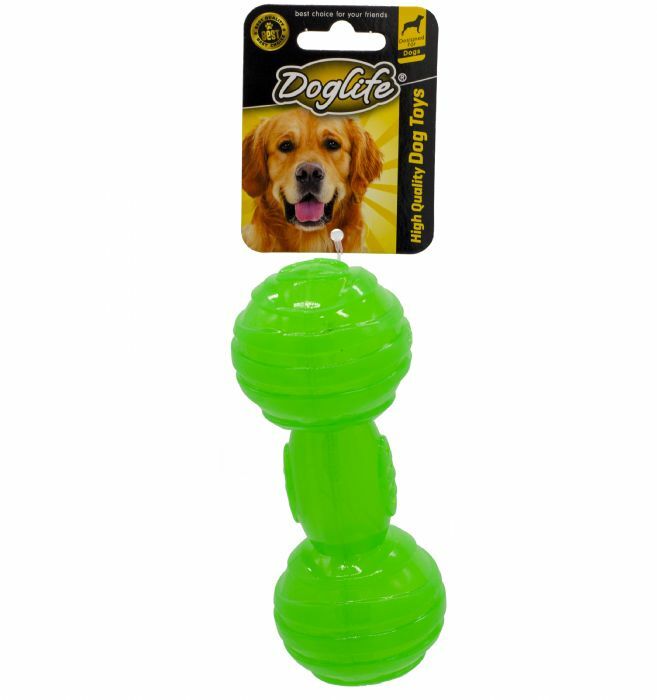 DOGLİFE KÖPEKLER İÇİN KAUÇUK DUMBELL OYUNCAK VİNLY
