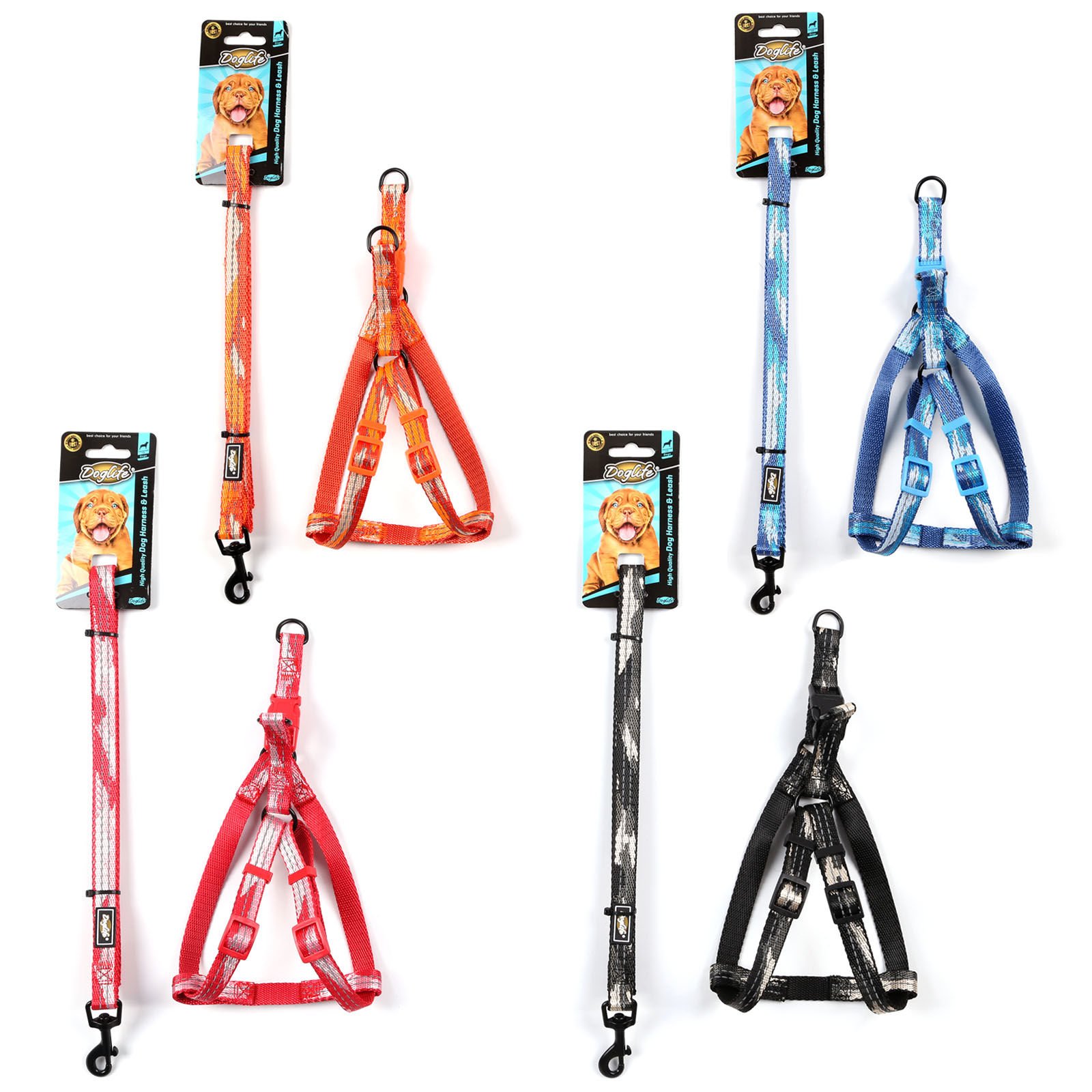 DOGLİFE KÖPEKLER İÇİN REFLEKTÖRLÜ GÖĞÜS TASMASI+GEZDİRME 1,5CM