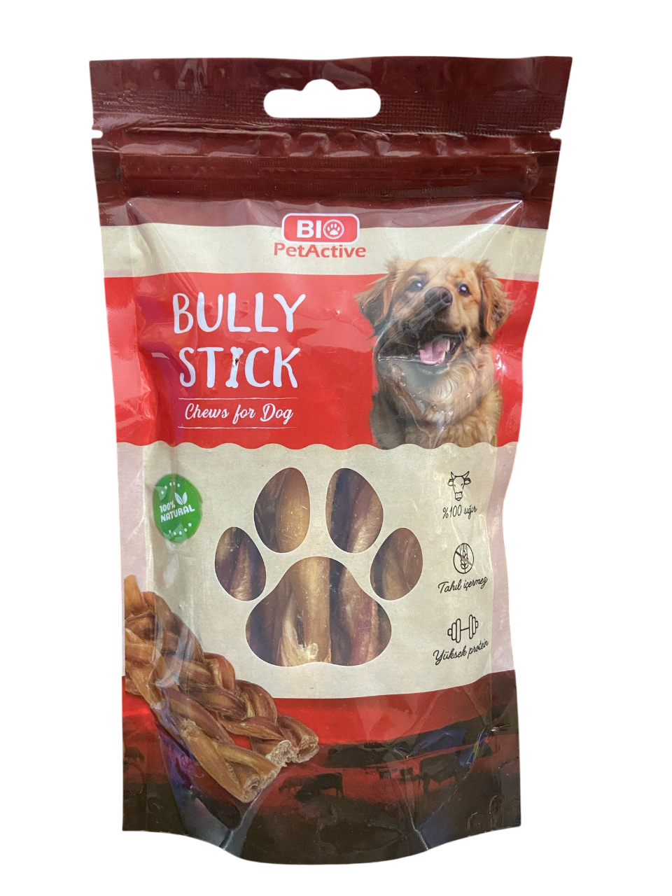 BİO PETACTİVE BULLY STICK CHEWS FOR DOG (ÖRGÜ)