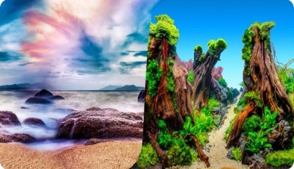 Plastik Poster Gökyüzü Agaç 50cm-15mt