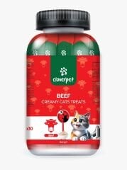 CLOVERPETS BEEF CREAMY CATS 30*5 GR