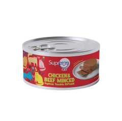 SPRME W CAT KIYILMIŞ TAVUKLU & BİFTEKLİ 85 GR 24'LÜ