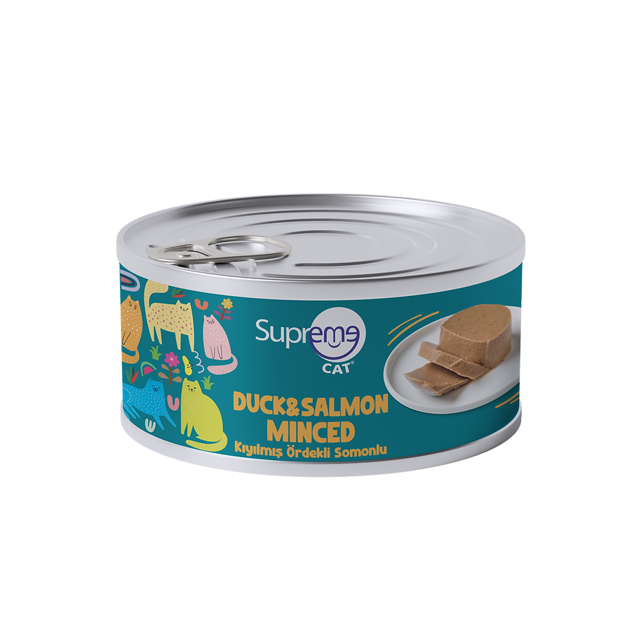 SPRME W CAT KIYILMIŞ ÖRDEKLİ & SOMONLU 85 GR 24'LÜ