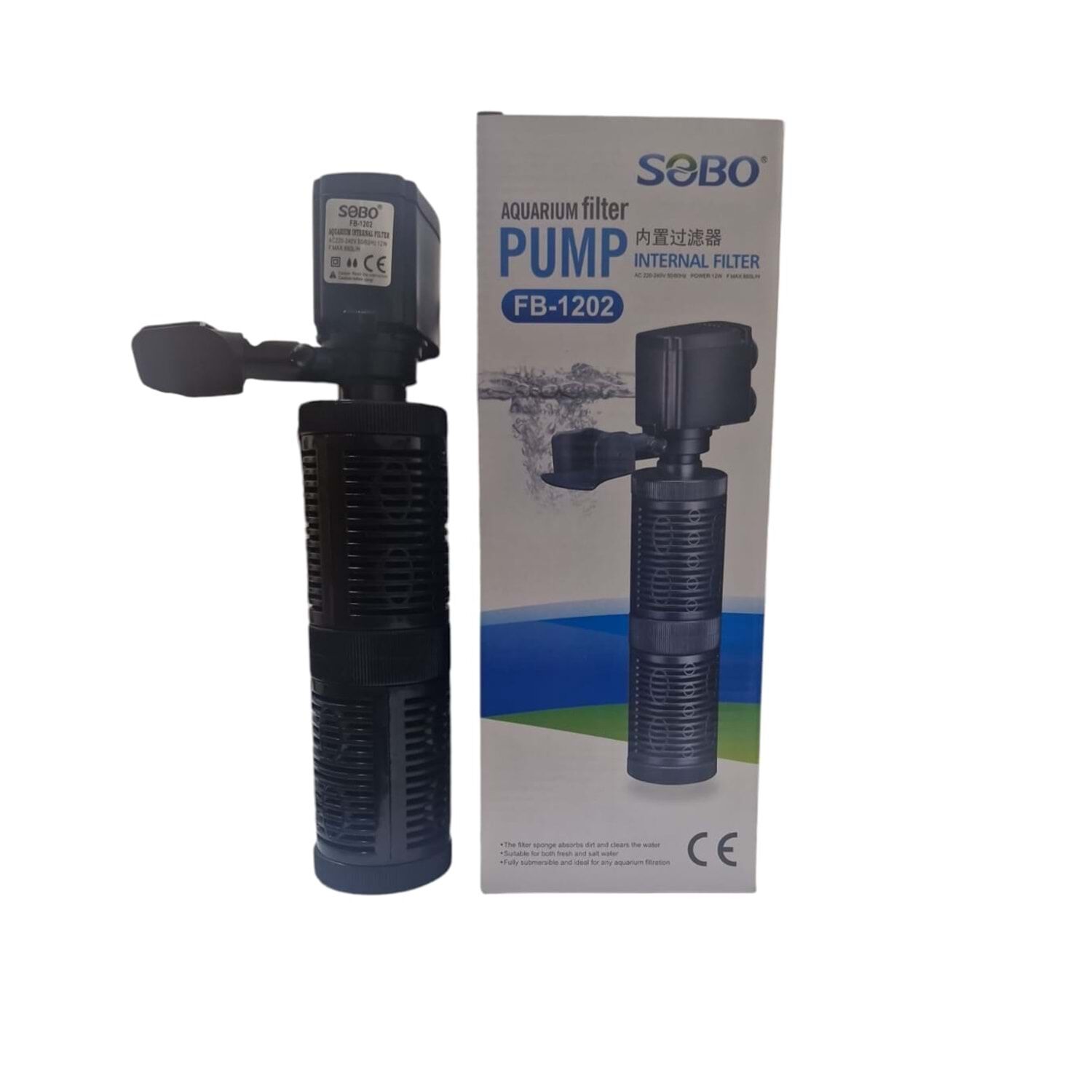 Sobo FB-1202 İç Filtre 12w - 880 L/H