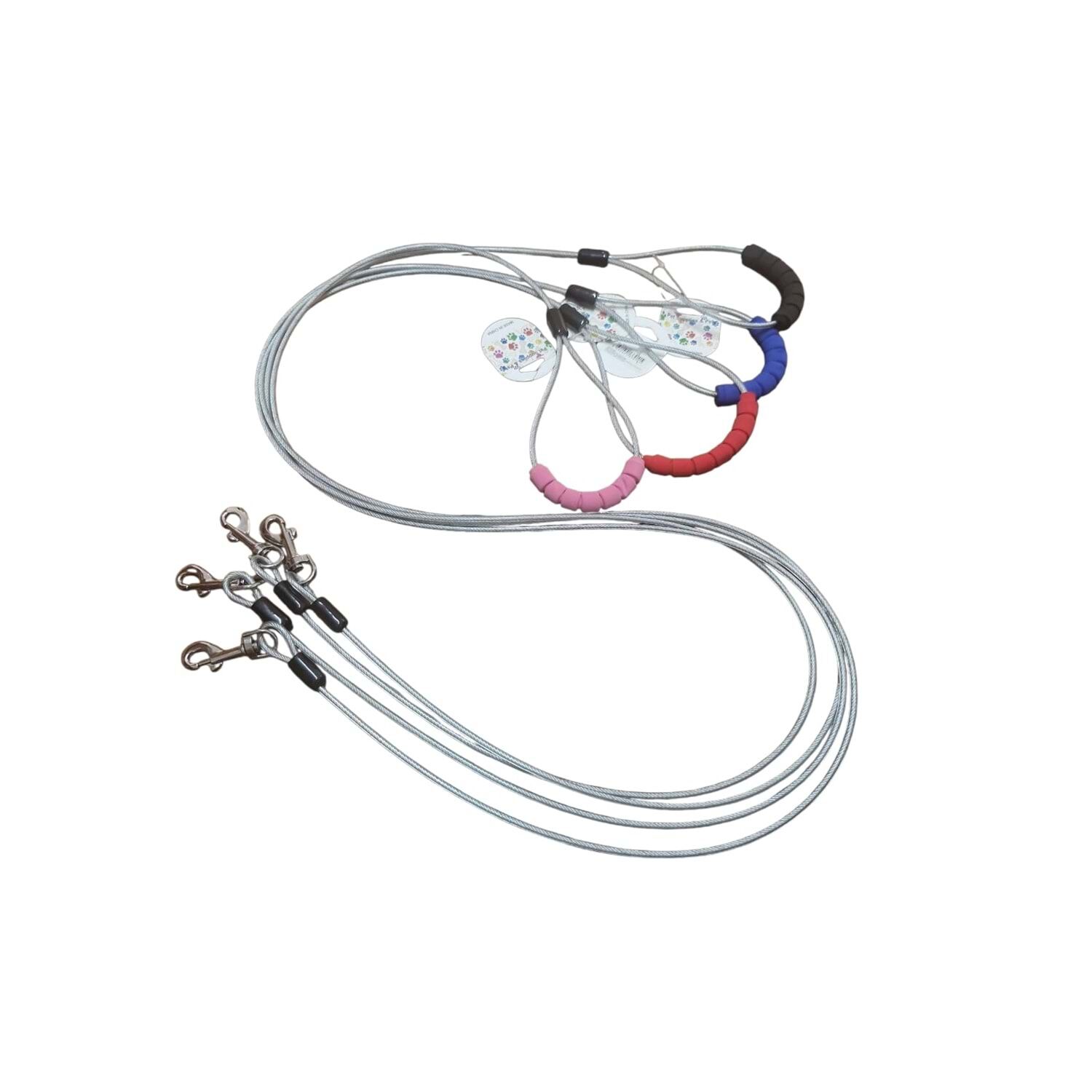 Cans BRC-62 Çelik Gezdirme Tasması 4mm*150cm