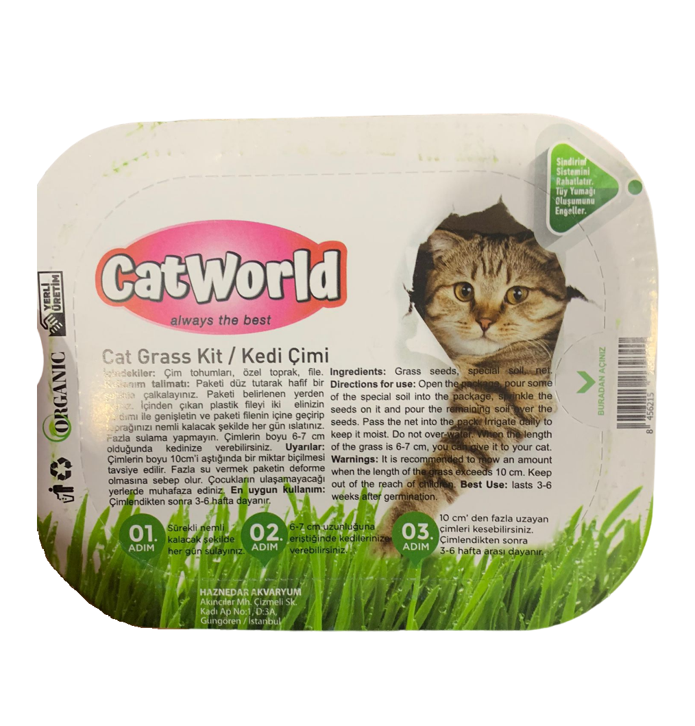 CATWORLD KEDİ ÇİMİ
