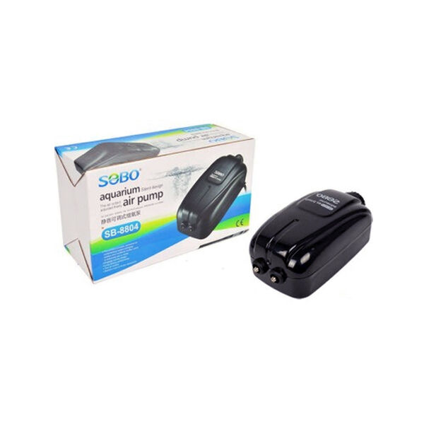 Sobo SB-8808 Ayarlanabilir Çift Çıkışlı Hava Motoru 10W - 12 Lt/min