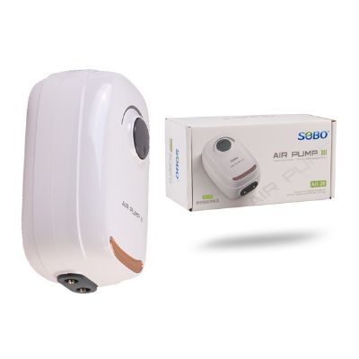 Sobo AR-20 Sessiz Ayarlanabilir Çift Çıkışlı Hava Motoru 4W -2x3.5L/min
