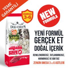 DOG CHEFS 15 KG KUZU ETLİ YETİŞKİN KÖPEK MAMASI