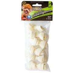 DOGLİFE DÜĞÜMLÜ KEMİK WHİTE 9-10 GR 6'LI