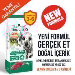 DOG CHEFS 15 KG YAVRU KÖPEK MAMASI KUZU ETLİ