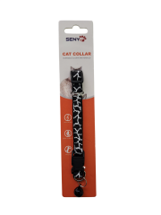 SENYE KEDİ BOYUN TASMA ZEBRA DESEN