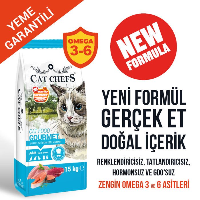 CAT CHEFS 15 KG GOURMET YETİŞKİN KEDİ MAMASI
