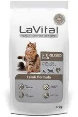 LAVİTAL KUZU ETLİ KSIR KEDİ MAMASI 12 KG