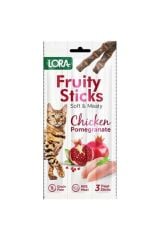 LORA KEDİ ÖDÜL STICKS TAVUKLU VE NARLI 3*5 GR
