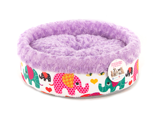 SPECİEL PELUŞ SİMİT YATAK LİLA