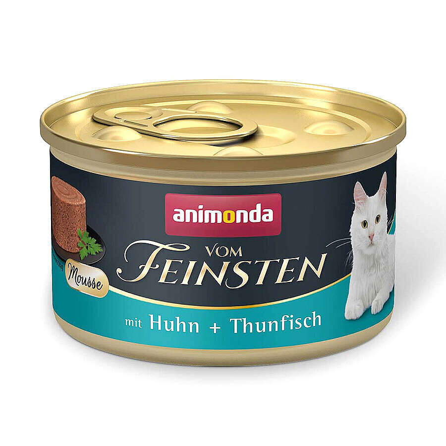 ANİMONDA VOM FEİNSTEN TAVUKLU ve TON BALIKLI YETİŞKİN KEDİ KONSERVE 85*12