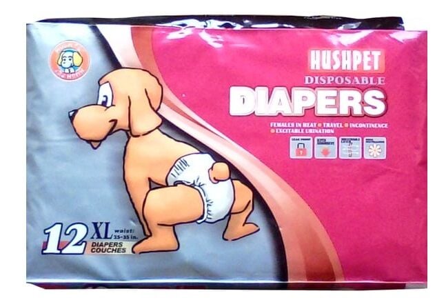 HUSHPET DIAPERS XLARGE PED 12'Lİ